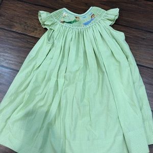 Smocked Peter Pan dress